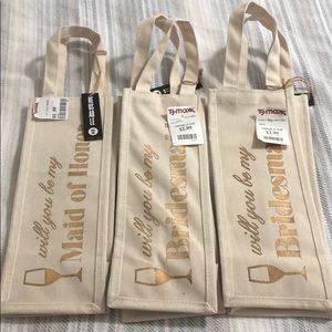 NWT - 3 Reusable Wine Bags
